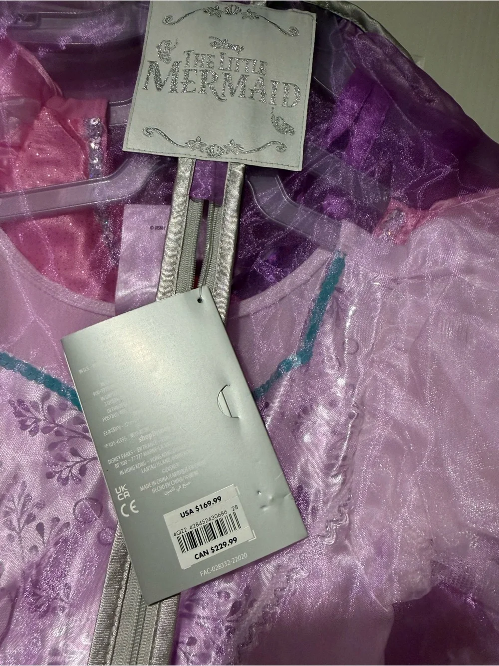 Ariel Costume Story Set for Kids – The Little Mermaid 5/6